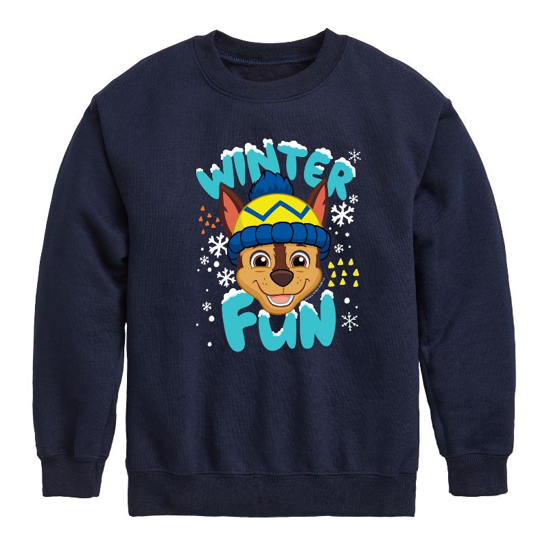 Boys' - Paw Patrol - Keeping Our Cool Graphic Long Sleeve Fleece Sweatshirt