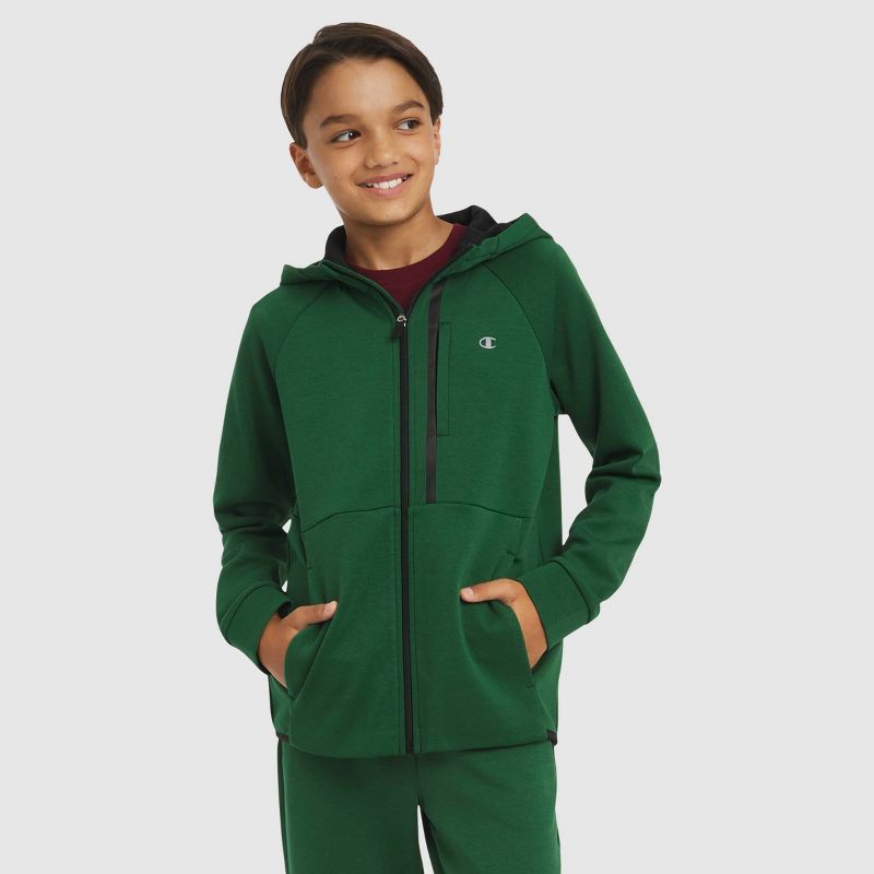 Champion Boys' Double Knit Zip-Up Hoodie