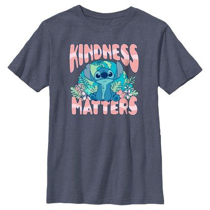 Boy's Lilo & Stitch Kindness matters Stitch T-Shirt