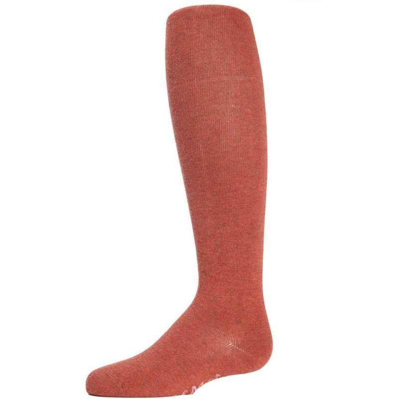 Memoi Girls' Soft Pima Cotton Opaque Tights
