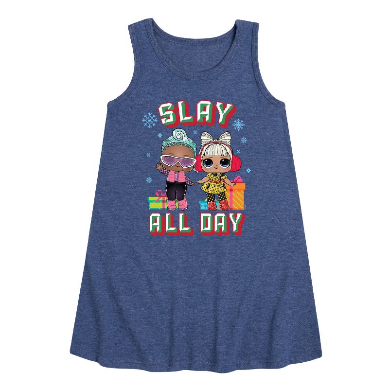 Girls' - Lol Surprise! - Slay All Day Graphic Sleeveless Aline Dress