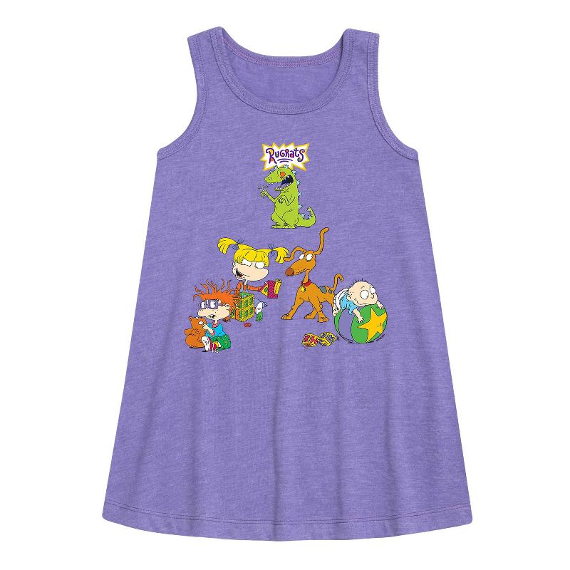 فستان ألين بدون أكمام مطبوع عليه رسومات للبنات - راغراتس - ألعاب