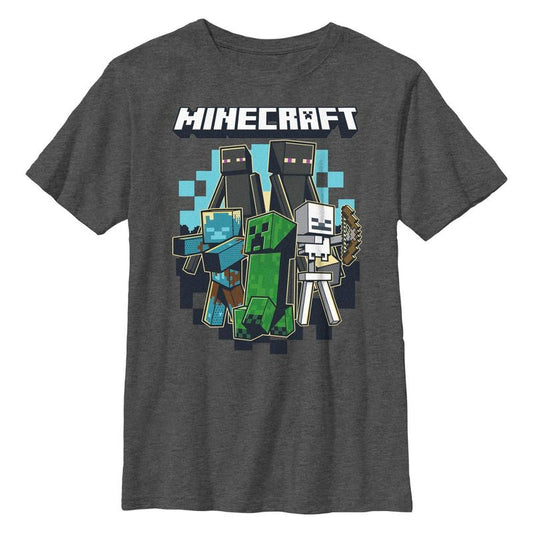 Boy's Minecraft Jolly Mobs Collection T-Shirt