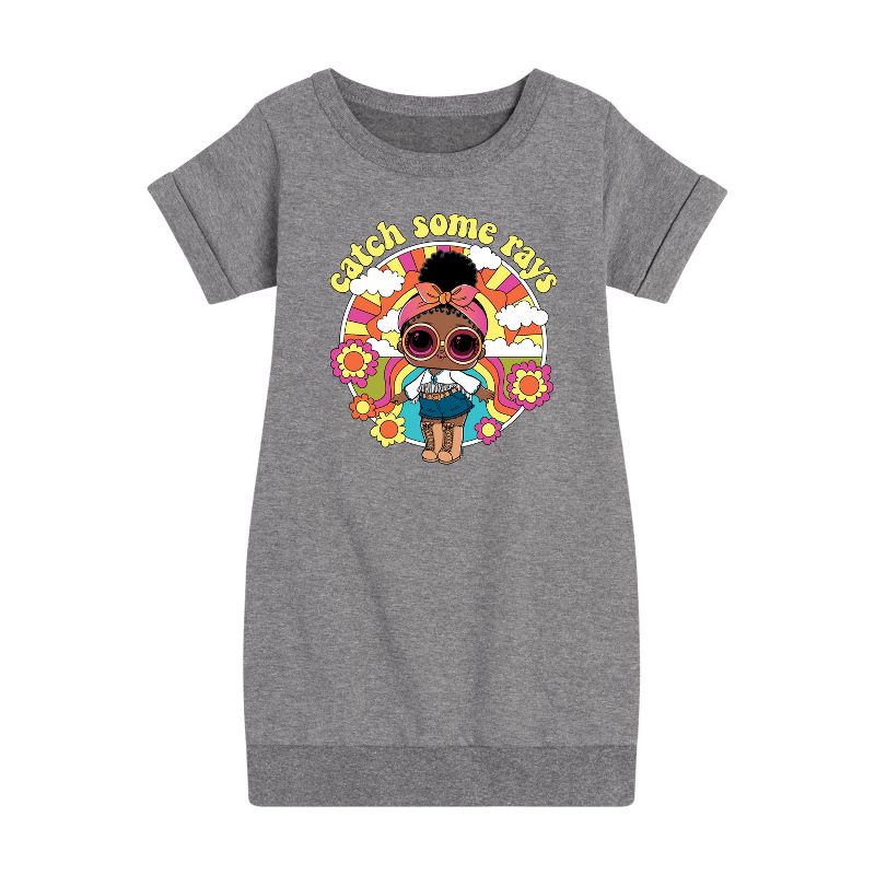 فستان بناتي من الصوف بأكمام قصيرة من تصميم "مفاجآت لول!"