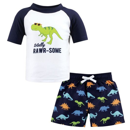 طقم ملابس سباحة للأولاد من Hudson Baby، Rawr