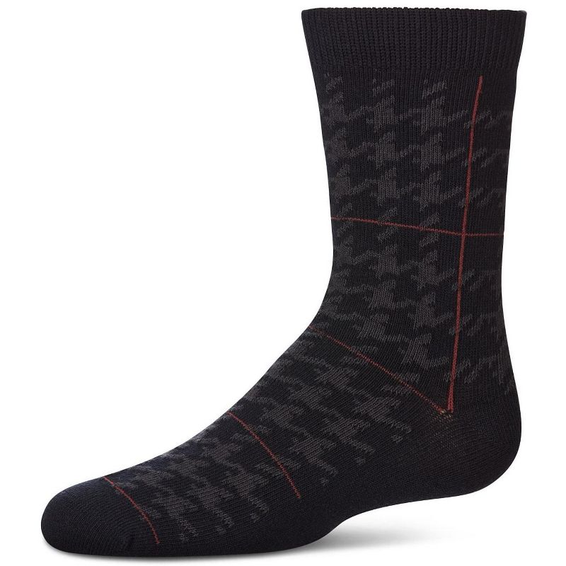 Memoi Boys' Hounds Plaid Dress Socks