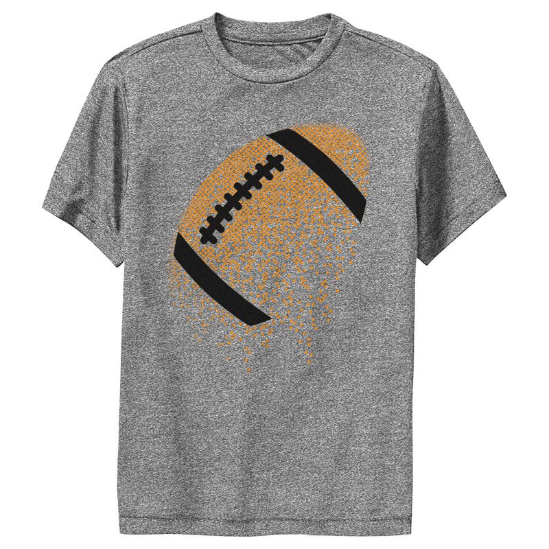 Boy's Lost Gods Football Orange Ben Day Dots Performance Tee