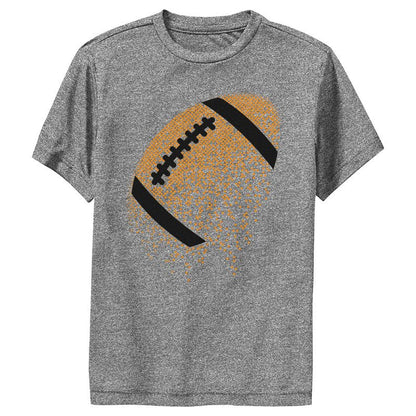 Boy's Lost Gods Football Orange Ben Day Dots Performance Tee