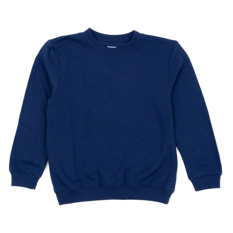 Leveret Kids Long Sleeve Boho Solid Color Sweatshirt