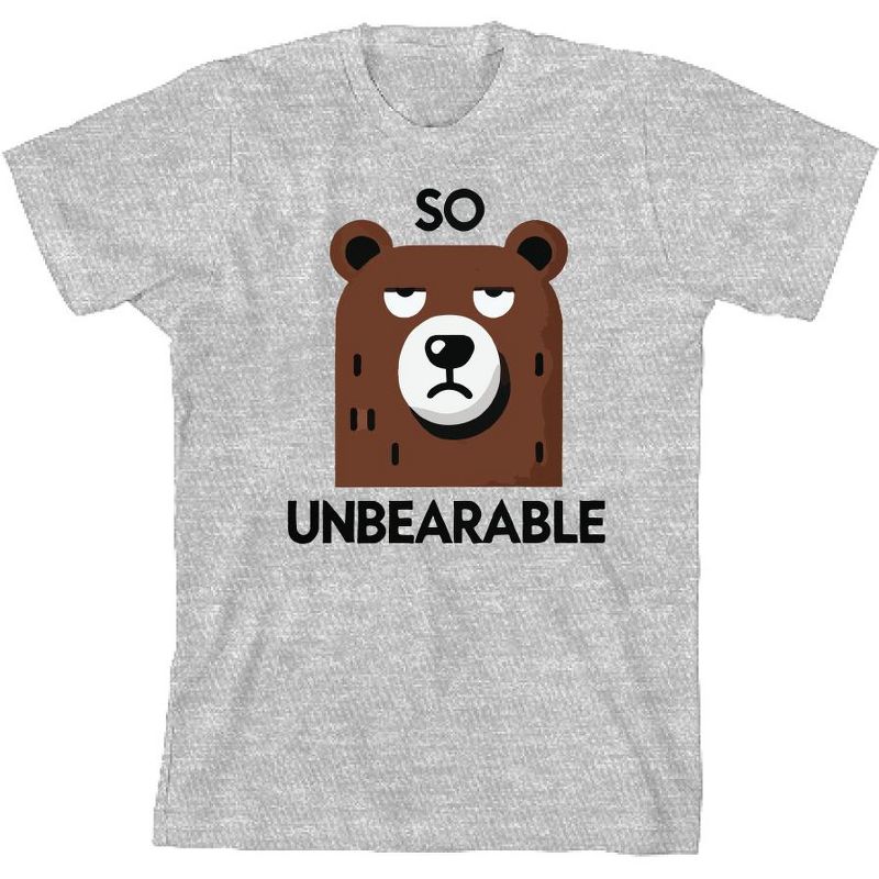 تي شيرت So Unbearable Youth برقبة دائرية وأكمام قصيرة