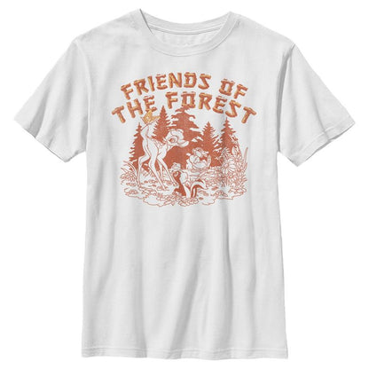 تي شيرت بامبي الفني لأصدقاء الغابة للأولاد