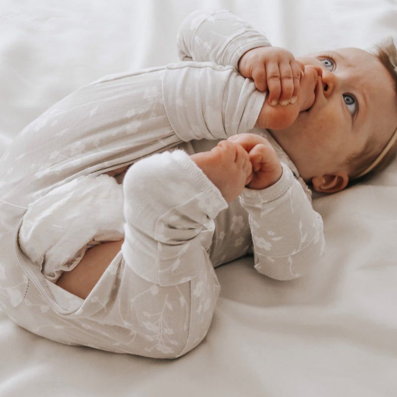 günamüna® Baby Bamboo Rayon Sleeper Pajama with DIAPER-ZiP