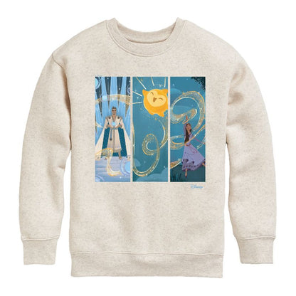 Boys' - Disney - Character Panels Graphic Long Sleeve Fleece Sweatshirt