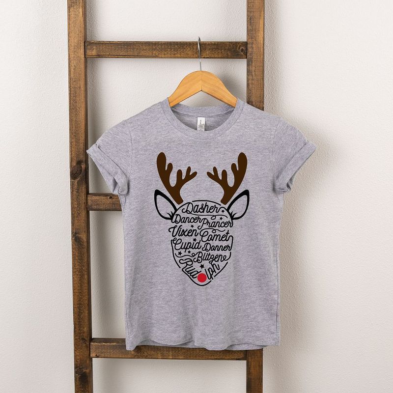 تي شيرت شبابي بأكمام قصيرة من مجموعة "جونيبر شوب" بعنوان "رودولف ريندير"