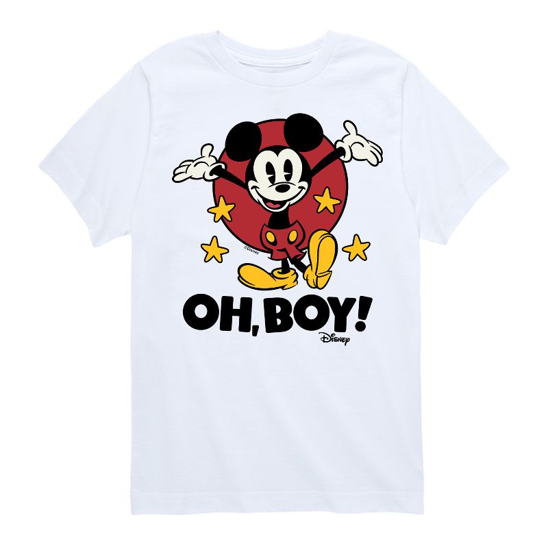Boys' - Disney - Mickey Mouse Short Sleeve Graphic T-Shirt