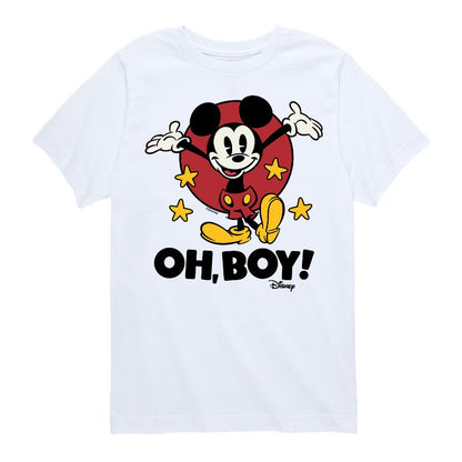 Boys' - Disney - Mickey Mouse Short Sleeve Graphic T-Shirt