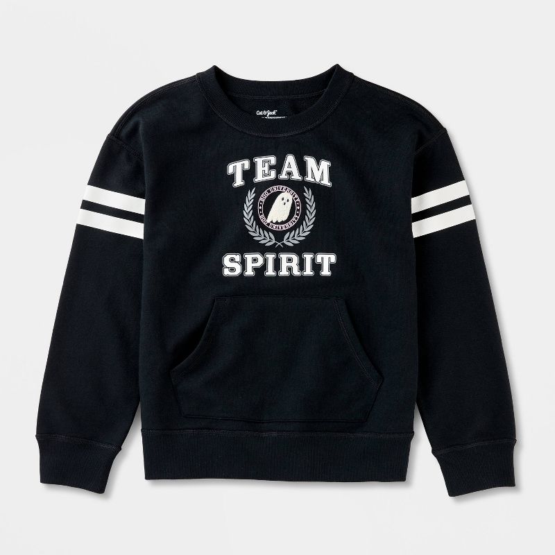 بلوفر بناتي بتصميم الهالوين - كات آند جاك™ أسود