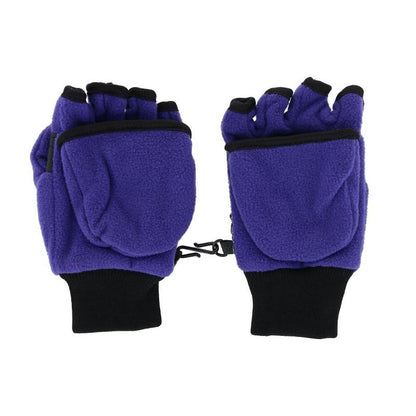 قفاز Iceberg Polar Wear للفتيات من الصوف الشتوي القابل للتحويل بدون أصابع إلى قفاز