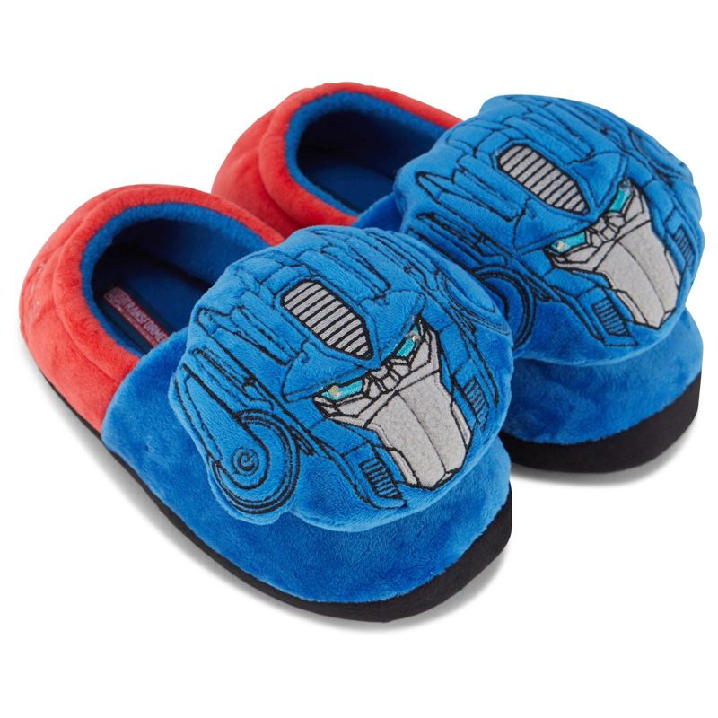 Boys Transformers 3D Plush Slipper - Optimus Prime Slipper - Optimus Prime, Megatron, Bumblebee 3D Plush Soft Squishy Slipper
