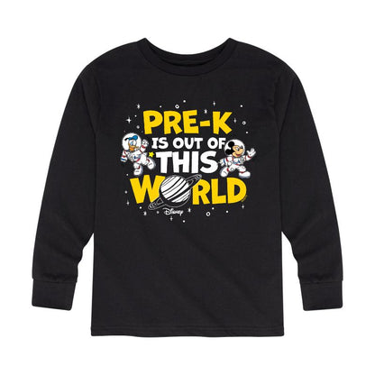Boys' - Disney - Pre-K Out of This World Long Sleeve Graphic T-Shirt