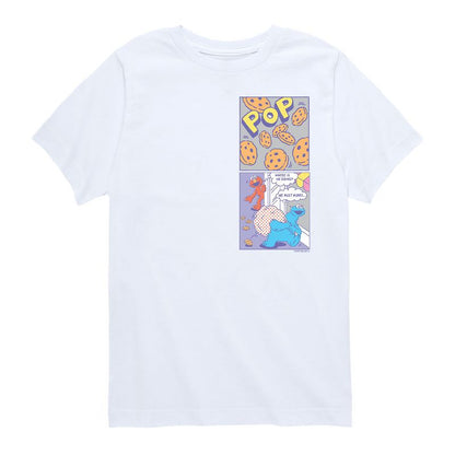 Boys' - Sesame Street - Comic Scene - Kids Lc Oversized Infant Short Sleeve Graphic T-Shirt Short Sleeve Graphic T-Shirt