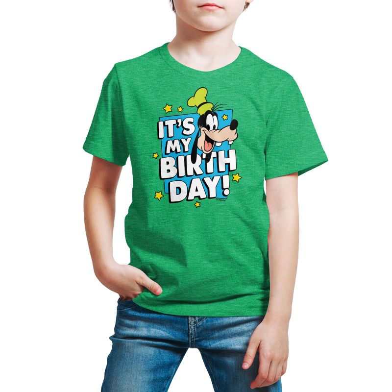 Boys' - Disney - Goofy It's My Birthday Short Sleeve Graphic T-Shirt