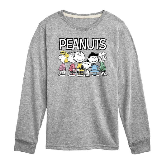تي شيرت جرافيكي بأكمام طويلة مطبوع عليه Peanuts للأولاد - Peanuts Crew