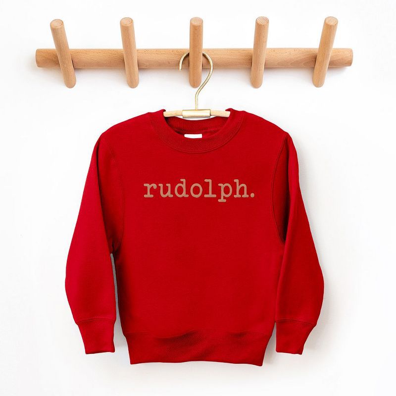 The Juniper Shop Rudolph Puff Print Youth Graphic Sweatshirt