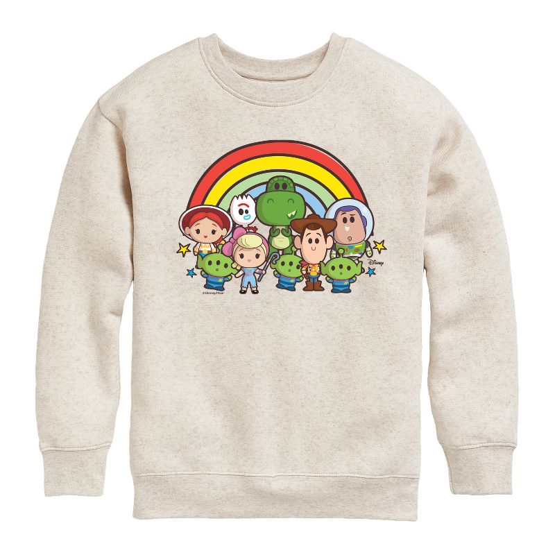 Boys' - Toy Story 4 -  Graphic Long Sleeve Fleece Sweatshirt
