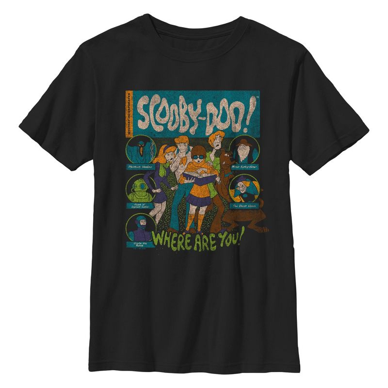 Boy's Scooby Doo Where Are You Villains T-Shirt
