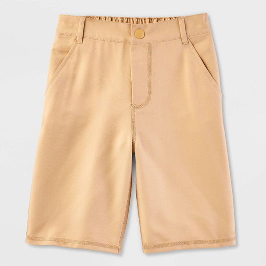 Boys' Adaptive Quick Dry Shorts - Cat & Jack™ Tan