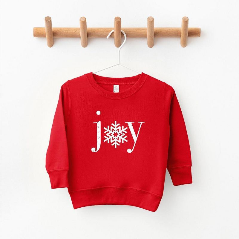 The Juniper Shop Joy Snowflake Youth Ultra-Soft Graphic Sweatshirt
