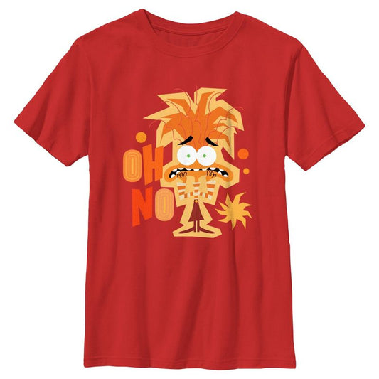 Boy's Inside Out 2 Anxiety Oh No T-Shirt