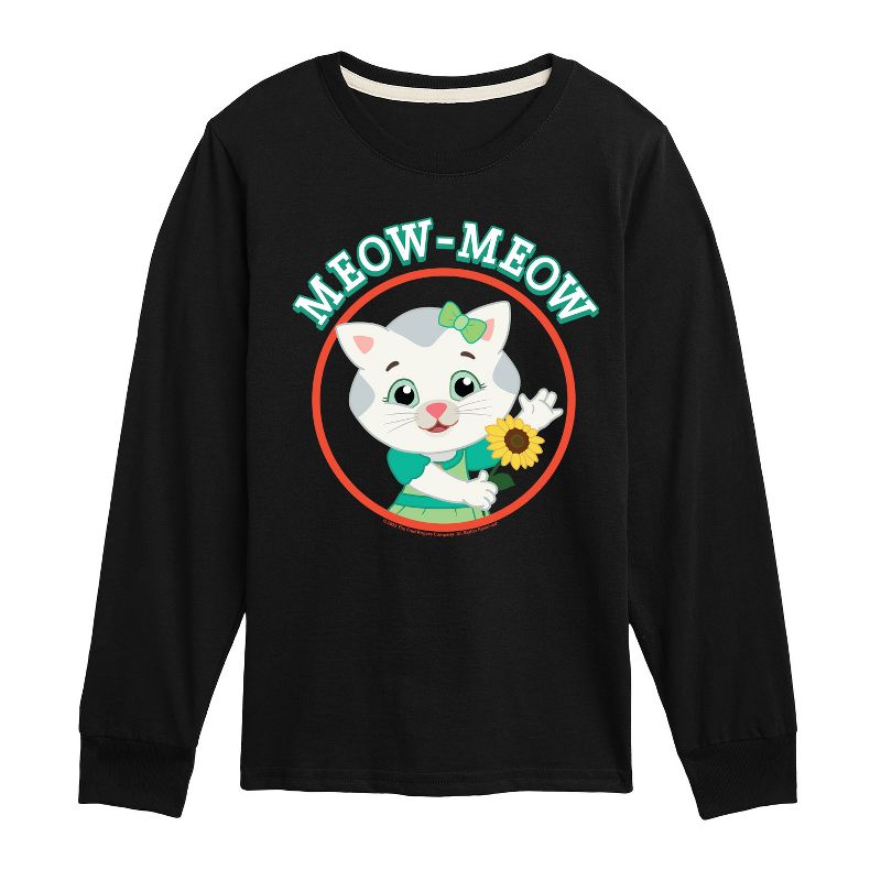 Boys' - Daniel Tiger - Meow Meow Katerina Kittycat Long Sleeve Graphic T-Shirt
