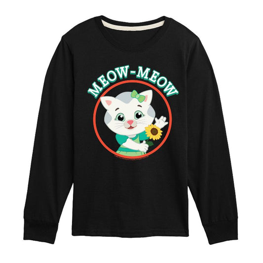 Boys' - Daniel Tiger - Meow Meow Katerina Kittycat Long Sleeve Graphic T-Shirt