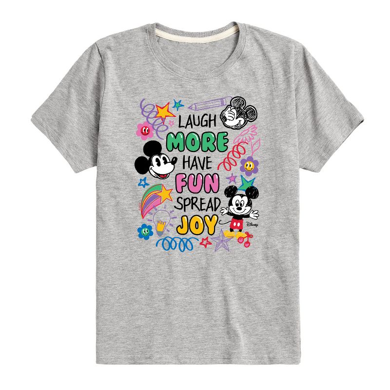 Boys' - Disney - Mickey Mouse Short Sleeve Graphic T-Shirt
