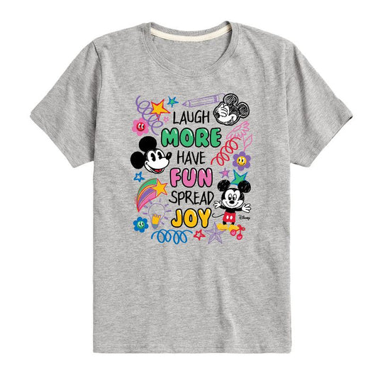 Boys' - Disney - Mickey Mouse Short Sleeve Graphic T-Shirt