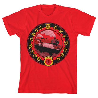 تي شيرت هاري بوتر هوجورتس إكسبريس للأولاد باللون الأحمر