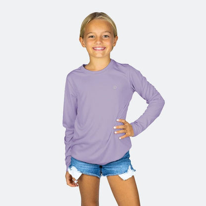 قميص سباحة Vapor Apparel Youth UPF 50+ للحماية من أشعة الشمس فوق البنفسجية بأكمام طويلة وواقي من الطفح الجلدي