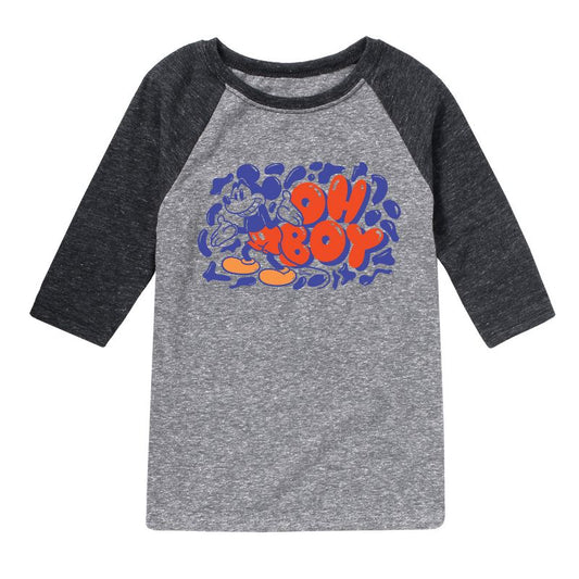 Boys' - Disney - Oh Boy Raglan Graphic T-Shirt