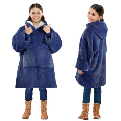 Solaris Blanket Hoodie Sweatshirt for Kids - Warm Soft Gift, Oversized Cozy Fleece Sweatshirt Pullover for Teens, Girls, Boys