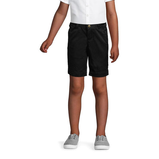 Lands' End Little Kids Slim Plain Front Blend Chino Shorts