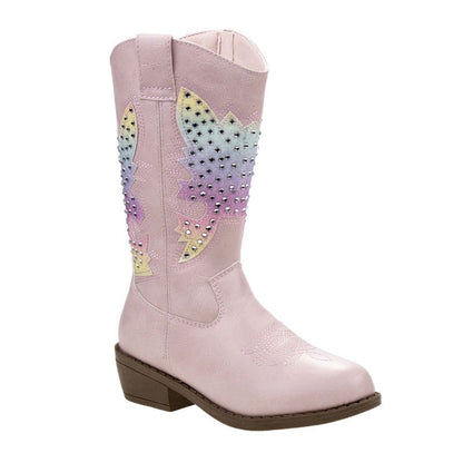 Kensie Girl Toddler Girls Zip-Up Boot with a Heel