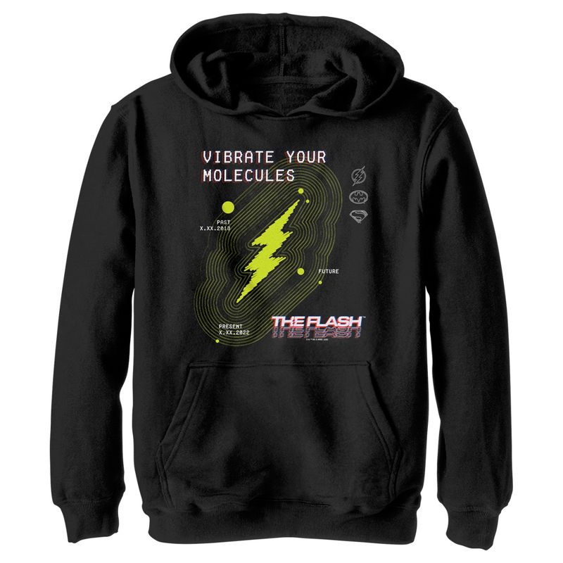 Boy's The Flash Vibrate Your Molecules Pull Over Hoodie