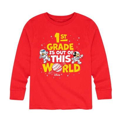 Boys' - Disney - 1st Grade Out Of This World Long Sleeve Graphic T-Shirt