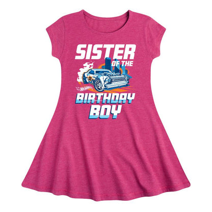 فستان بناتي - هوت ويلز - أخت ولد عيد الميلاد - مناسب وأنيق بأكمام قصيرة