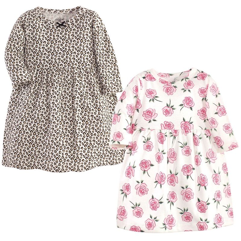 Luvable Friends Hudson Baby Long-Sleeve Dresses 2pk (Part 2)