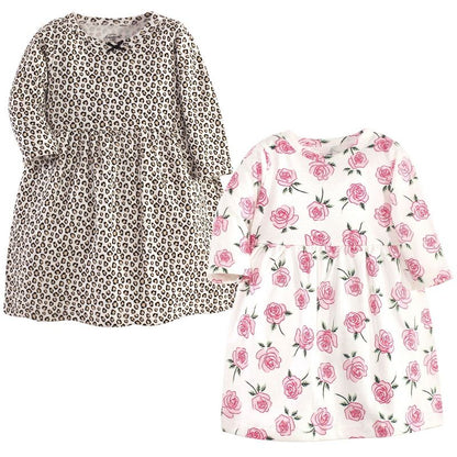 Luvable Friends Hudson Baby Long-Sleeve Dresses 2pk (Part 2)