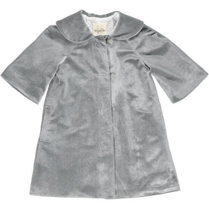 Girl's Jane Velvet Coat - VIGNETTE