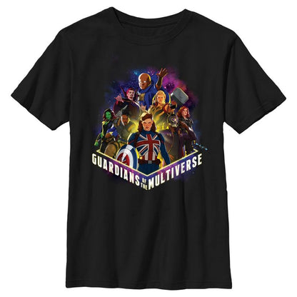 Boy's Marvel What if…? Guardians of the Multiverse T-Shirt